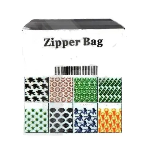Zipper Branded  40mm x 40mm Brown Ice Cream Bags In UK