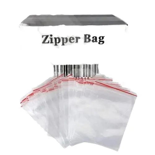 Zipper Branded 40mm x 50mm Clear Bags - Vape Wholesale Supplies
