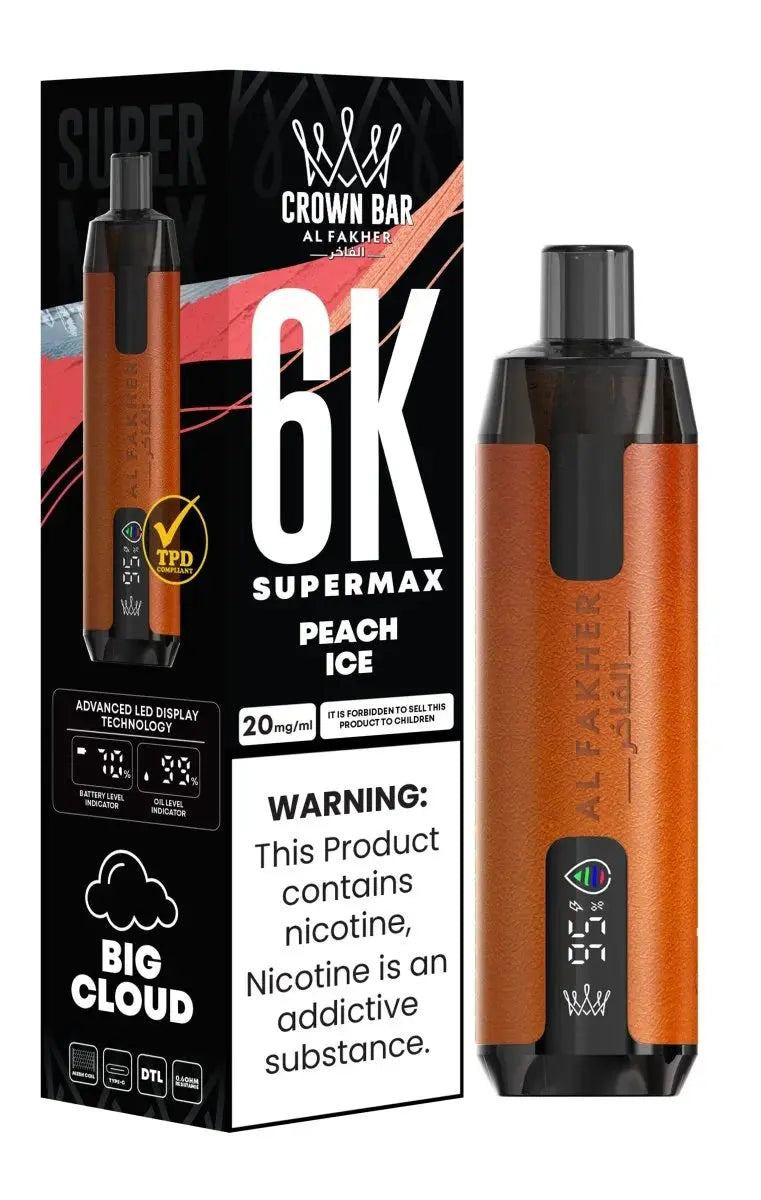 Al Fakher Supermax 6000 Disposable Vape Box of 10 - Vape wholesale supplies 