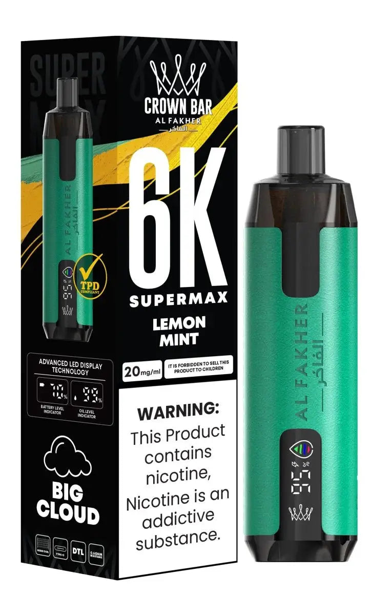 Al Fakher Supermax 6000 Disposable Vape Box of 10 - Vape wholesale supplies 