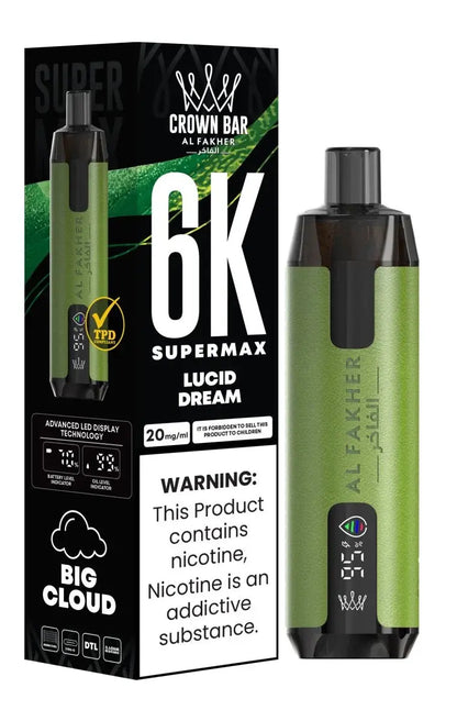 Al Fakher Supermax 6000 Disposable Vape Box of 10 - Vape wholesale supplies 