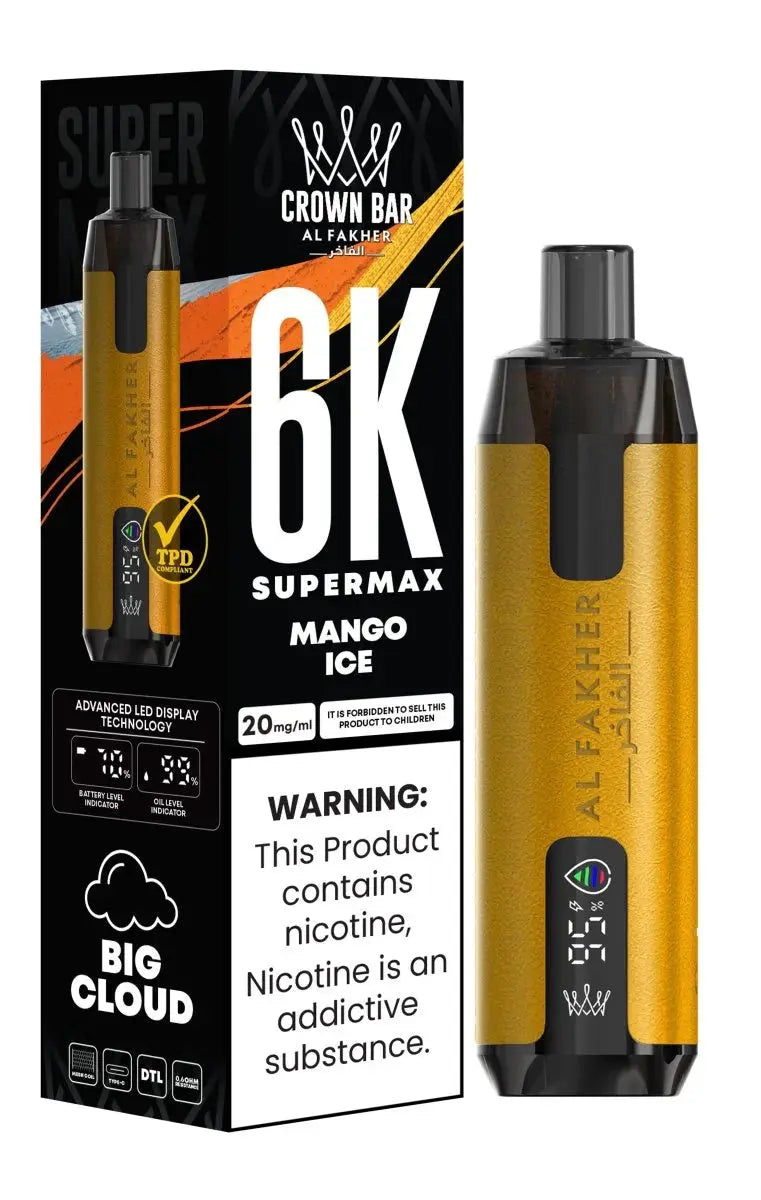 Al Fakher Supermax 6000 Disposable Vape Box of 10 - Vape wholesale supplies 