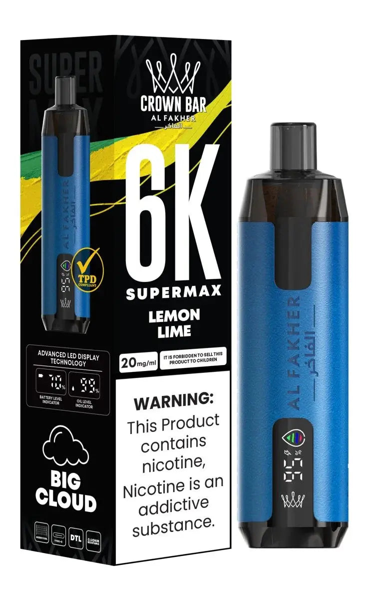 Al Fakher Supermax 6000 Disposable Vape Box of 10 - Vape wholesale supplies 