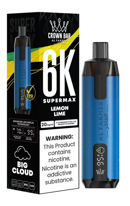 Al Fakher Supermax 6000 Disposable Vape Box of 10 - Vape wholesale supplies 