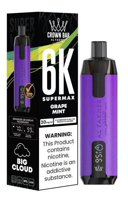 Al Fakher Supermax 6000 Disposable Vape Box of 10 - Vape wholesale supplies 