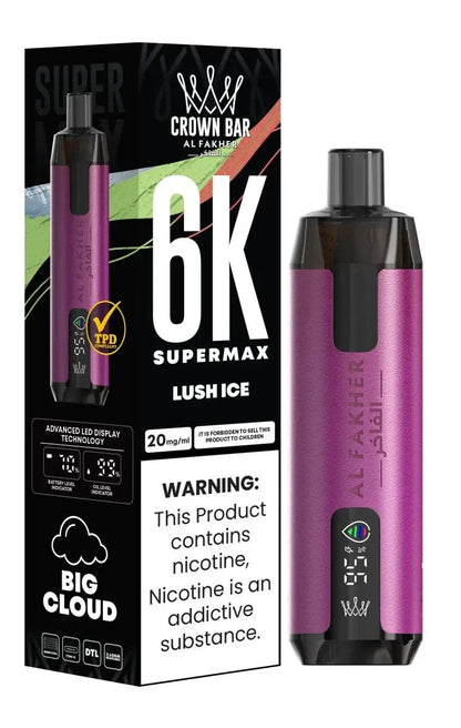 Al Fakher Supermax 6000 Disposable Vape Box of 10 - Vape wholesale supplies 