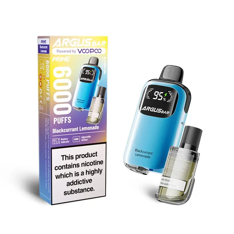 ARGUS Bar Prime 6000 Disposable Vape Box of 5 - Vape wholesale supplies 