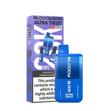 Bloody Bar Ultra-Twist 20K Disposable Vape Kit-Box of 5 Vape Wholesale Supplies