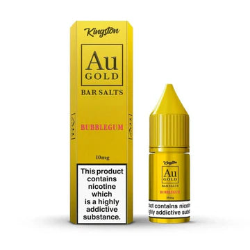 Kingston Au Gold Bar Salts – 10ml E-Liquid (Box of 10) Kingston
