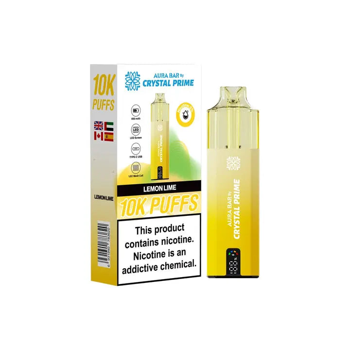 Crystal Prime 10000 Disposable Vape Box of 5 Crystal PrimeNot Found Vape wholesale supplies