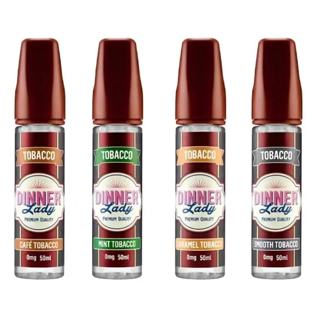 Dinner Lady Tobacco 50ml Shortfill - Vape wholesale supplies 