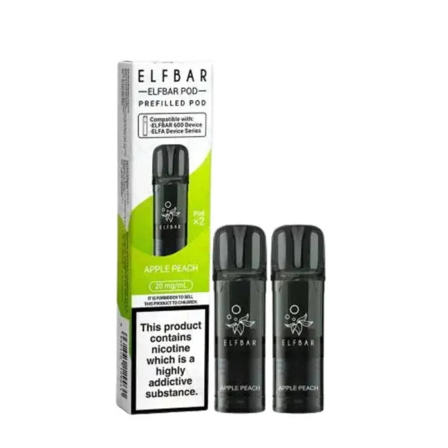 Elf Bar 600 Prefilled Replacement Pods – Box of 10 Elf Bar