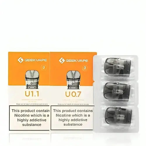 Geekvape U Replacement Pods - Pack of 3 - Vape wholesale supplies 
