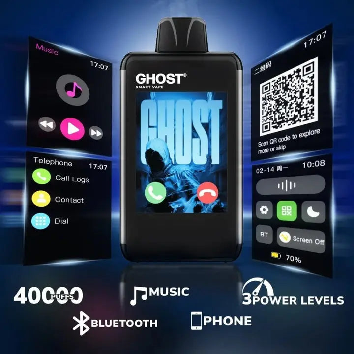 Ghost Smart Vape 40000 Puffs Disposable Vape - Box Of 5 Vape Wholesale SuppliesNot Found Vape wholesale supplies