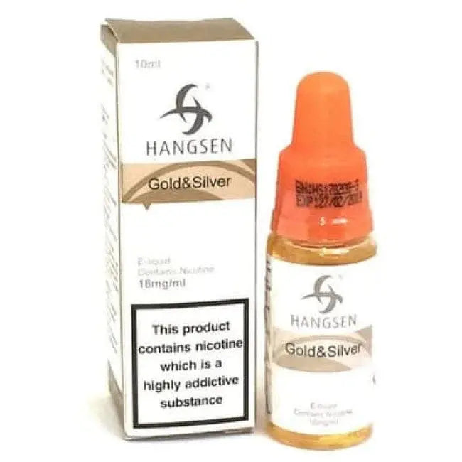 Hangsen - Gold & Silver - 10ml - Box of 10 - Vape wholesale supplies 
