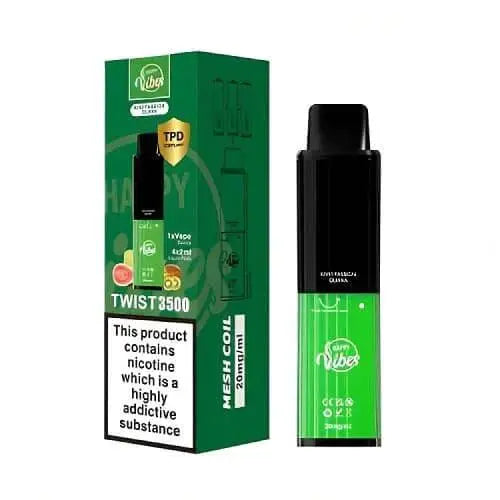 Happy Vibe2400 Disposable Device 20MG - Box of 5 - Vape wholesale supplies 