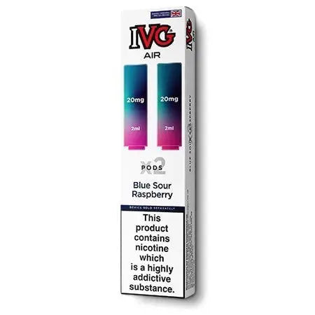 IVG Air Replacement Pods – Pack of 10 | 20mg Nic Salt | 27 Flavours | Wholesale UK IVG
