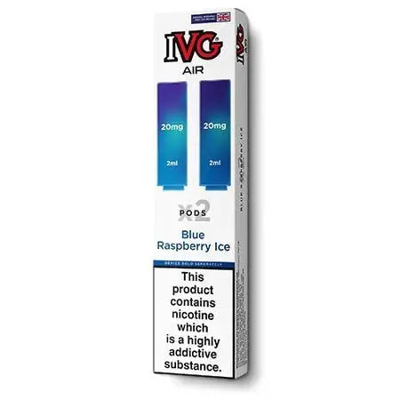 IVG Air Replacement Pods – Pack of 10 | 20mg Nic Salt | 27 Flavours | Wholesale UK IVG