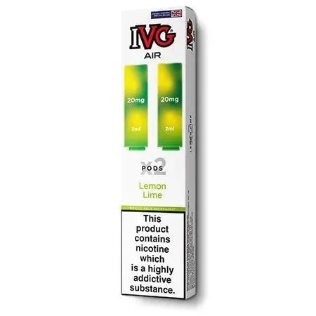 IVG Air Replacement Pods – Pack of 10 | 20mg Nic Salt | 27 Flavours | Wholesale UK IVG