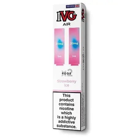 IVG Air Replacement Pods – Pack of 10 | 20mg Nic Salt | 27 Flavours | Wholesale UK IVG