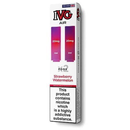 IVG Air Replacement Pods – Pack of 10 | 20mg Nic Salt | 27 Flavours | Wholesale UK - Vape wholesale supplies