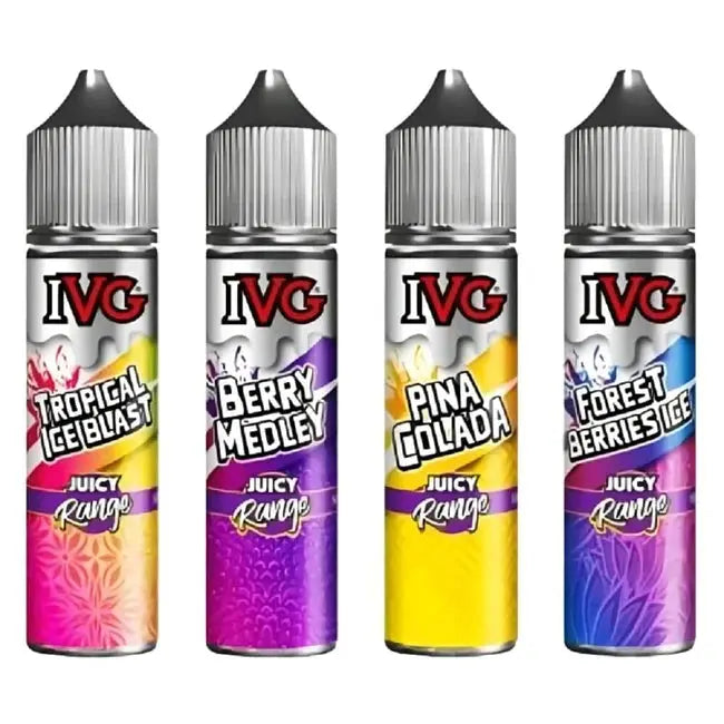 IVG Juicy Range 50ml Shortfill - Vape wholesale supplies 