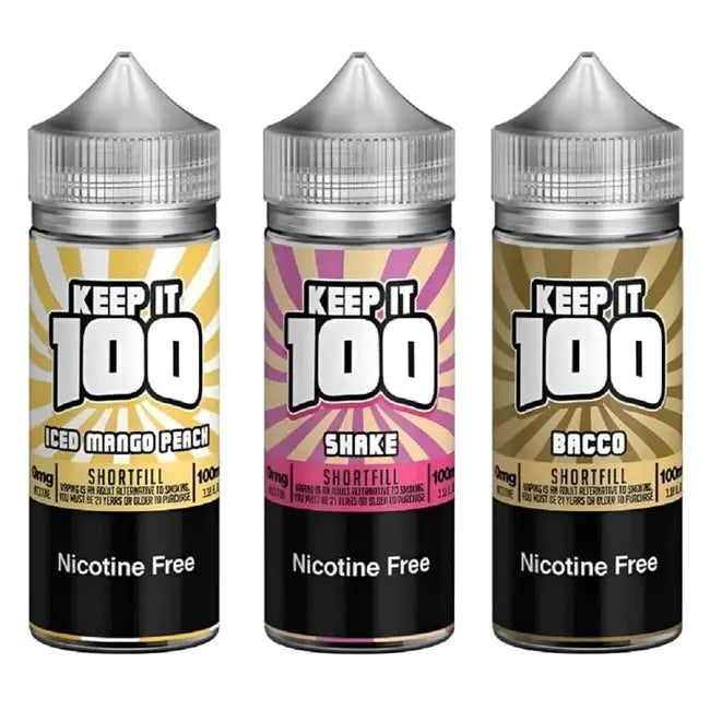 Keep It 100 100ml Shortfill - Vape wholesale supplies 
