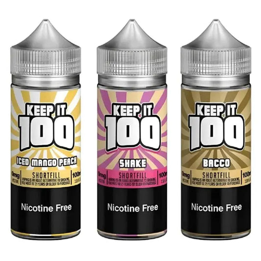 Keep It 100 100ml Shortfill - Vape wholesale supplies 