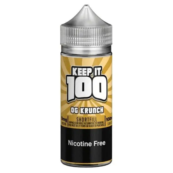 Keep It 100 OG Series 100ml Shortfill - Vape wholesale supplies 