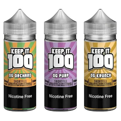 Keep It 100 OG Series 100ml Shortfill - Vape wholesale supplies 
