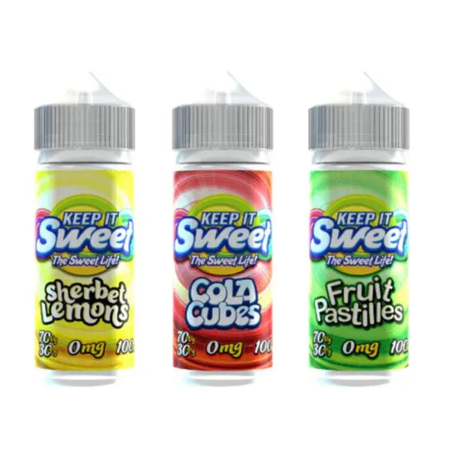 Keep It Sweet 100ml Shortfill E-liquid - Vape wholesale supplies 