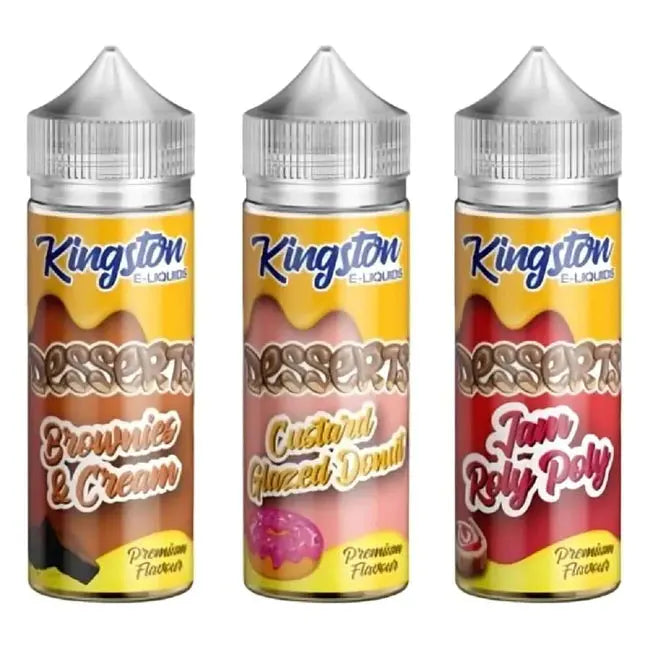 Kingston Desserts 100ML Shortfill - Vape wholesale supplies 