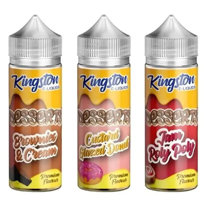 Kingston Desserts 100ML Shortfill - Vape wholesale supplies 