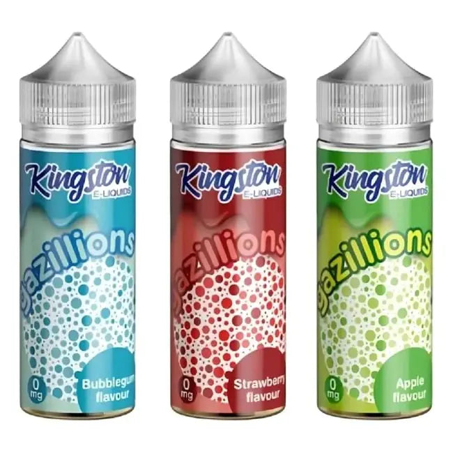 Kingston Gazillions 100ML Shortfill - Vape wholesale supplies 