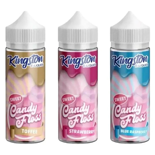Kingston Sweet Candy Floss 100ML Shortfill - Vape wholesale supplies 