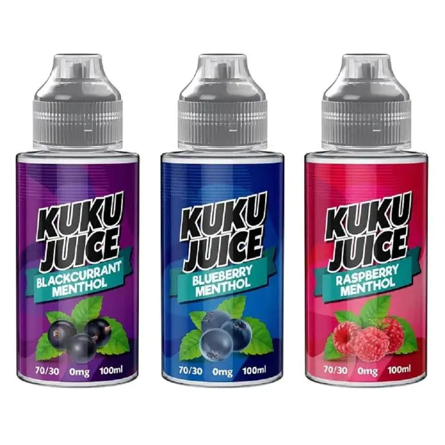 Kuku Juice Menthol 100ML Shortfill - Vape wholesale supplies 