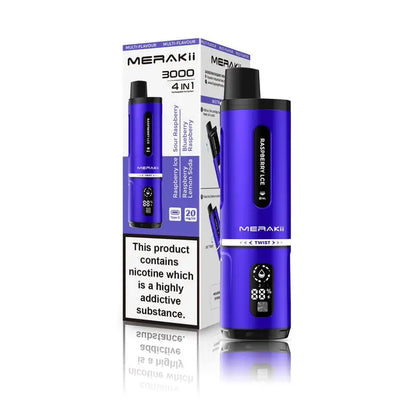 Merakii 3000 Puffs Disposable Vape Box of 5 Vape Wholesale SuppliesNot Found Vape wholesale supplies