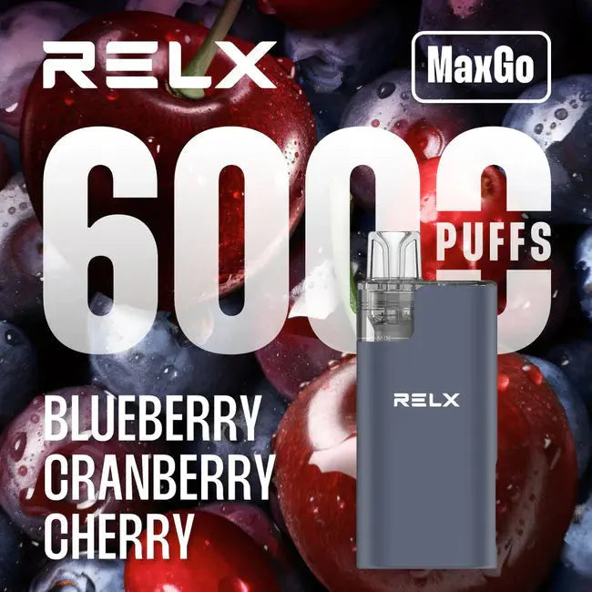 Relx Max Go 6000 Disposable Vape- Box of 5 - Vape wholesale supplies 