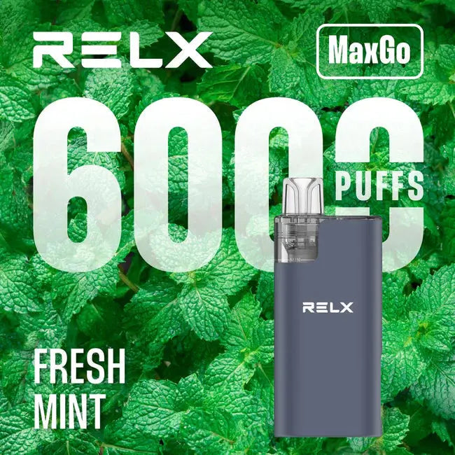 Relx Max Go 6000 Disposable Vape- Box of 5 - Vape wholesale supplies 