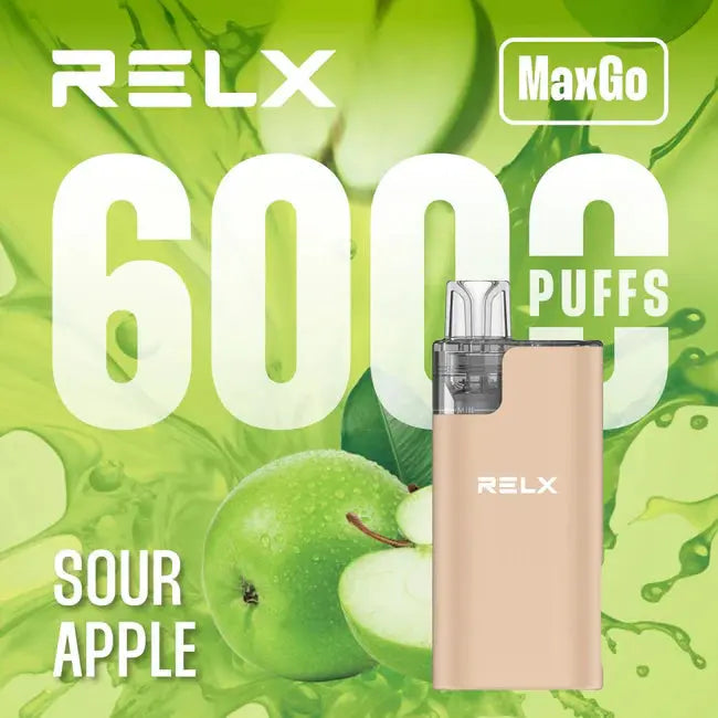 Relx Max Go 6000 Disposable Vape- Box of 5 - Vape wholesale supplies 