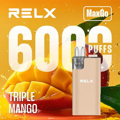 Relx Max Go 6000 Disposable Vape- Box of 5 - Vape wholesale supplies 