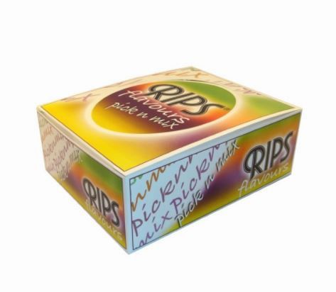 Rips Pick And Mixed Flavoured Cigarette Paper Rolls - Mixed - Pack Of 24 Rolls - Vape wholesale supplies 