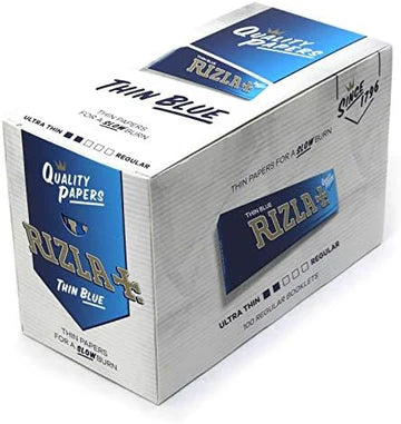Rizla Thin Blue Rolling Papers – Pack of 100 Rizla