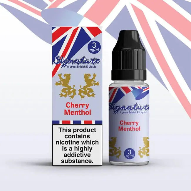 Signature - Cherry Menthol - 10ml - Vape wholesale supplies 