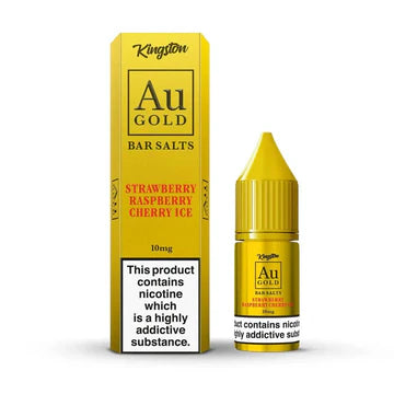 Kingston Au Gold Bar Salts – 10ml E-Liquid (Box of 10) Kingston