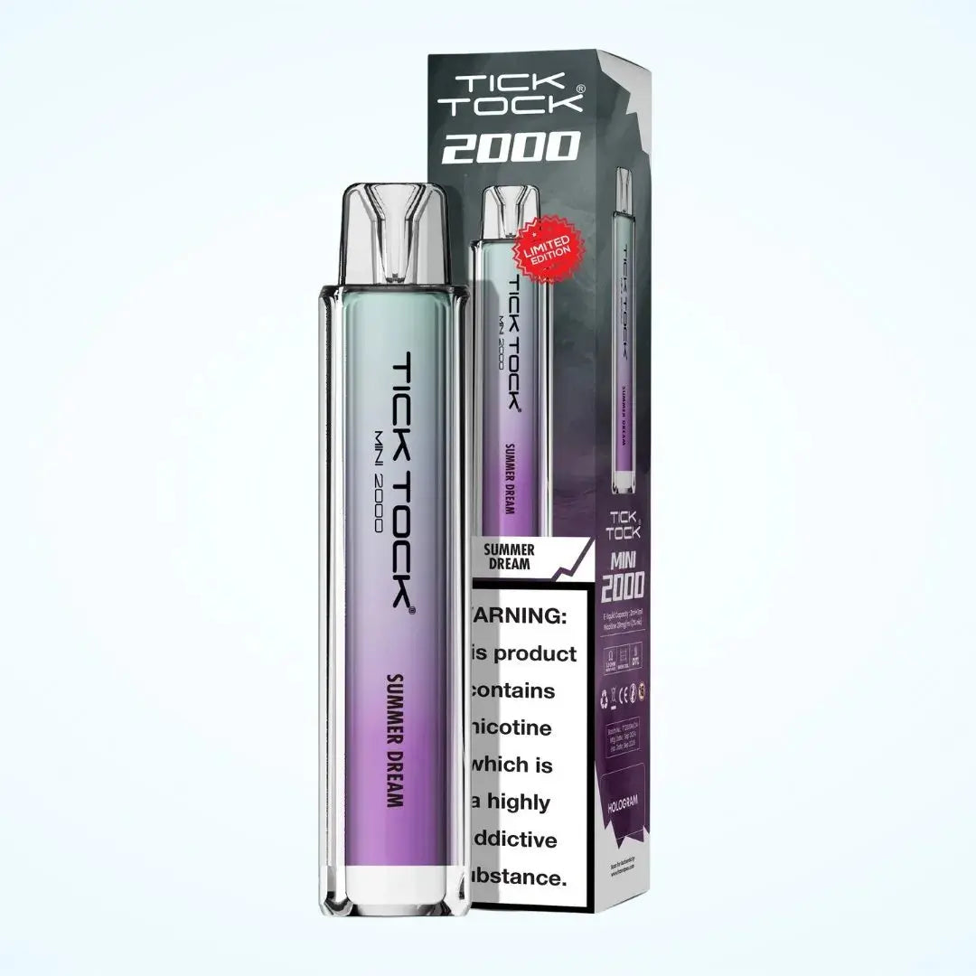 Tick Tock Mini 2000 Puffs Vape | NEW pack of 10 - Vape wholesale supplies 