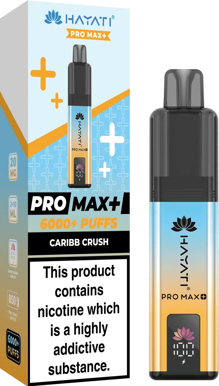 Hayati Pro Max+ 6000 Puffs Vape Kit Box of 10 Vape wholesale supplies Not Found Vape wholesale supplies