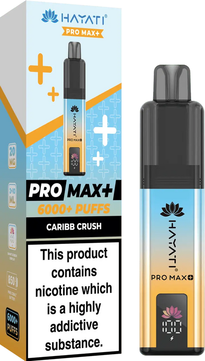 Hayati Pro Max+ 6000 Puffs Vape Kit Box of 10 Vape wholesale supplies Not Found Vape wholesale supplies