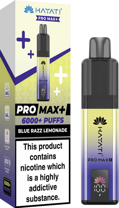 Hayati Pro Max+ 6000 Puffs Vape Kit Box of 10 Vape wholesale supplies Not Found Vape wholesale supplies