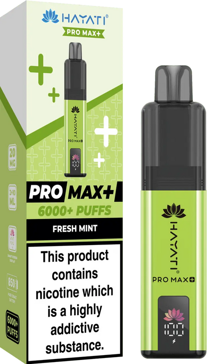 Hayati Pro Max+ 6000 Puffs Vape Kit Box of 10 Vape wholesale supplies Not Found Vape wholesale supplies